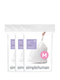 simplehuman Bin Liners, Size M, Three Packs of 20