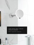 simplehuman Wall Mounted Bathroom Sensor Beauty Mirror, Brushed Stainless Steel