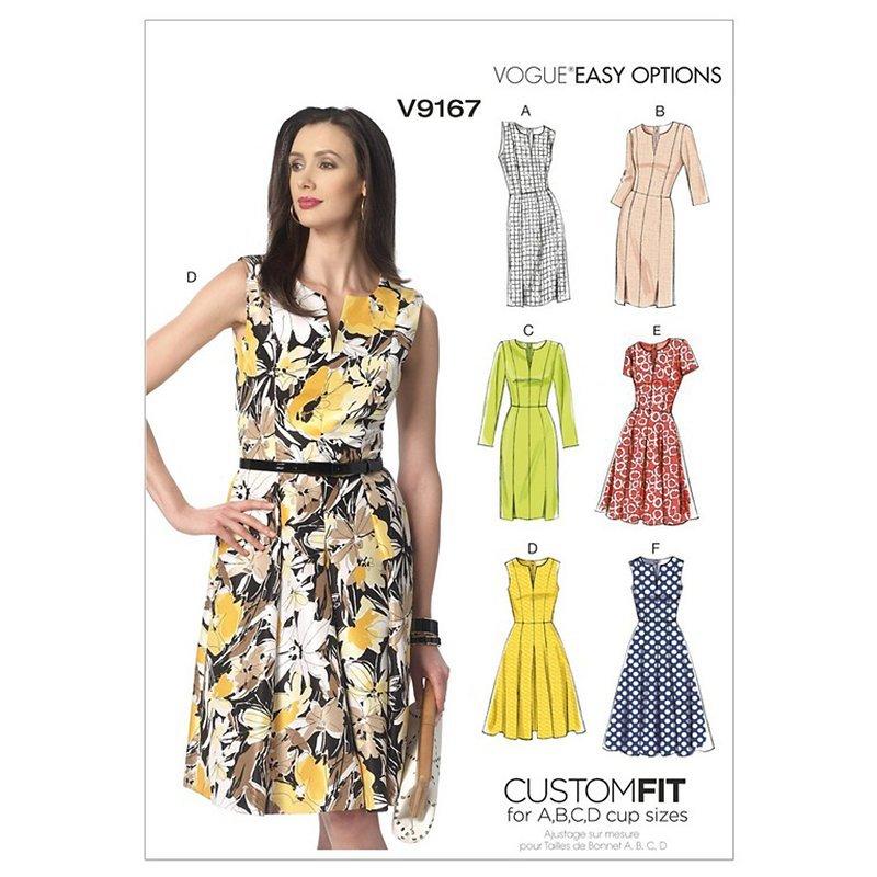 Vogue Women's Dresses Sewing Pattern, 9167