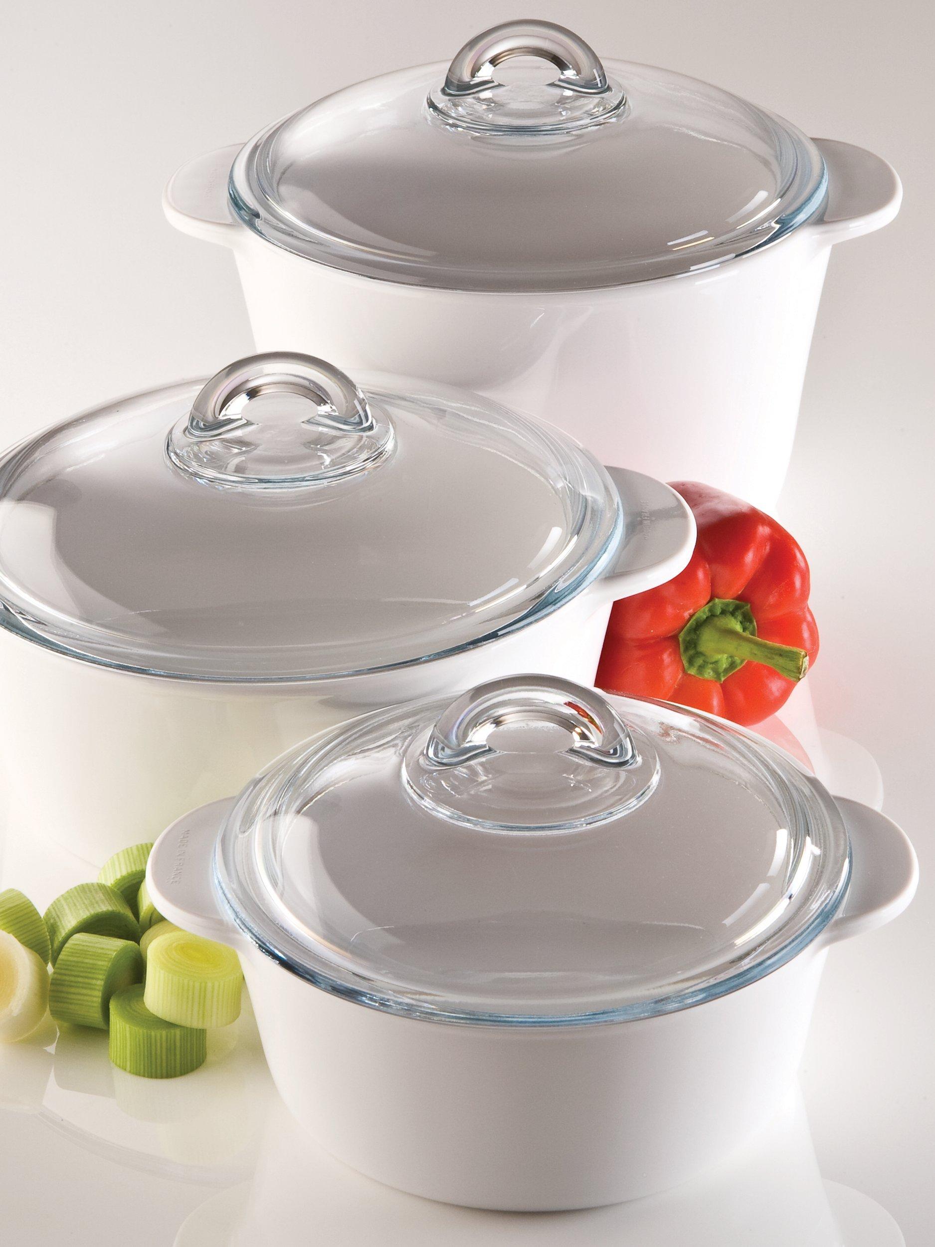 Pyrex Flame 2L Casserole Dish