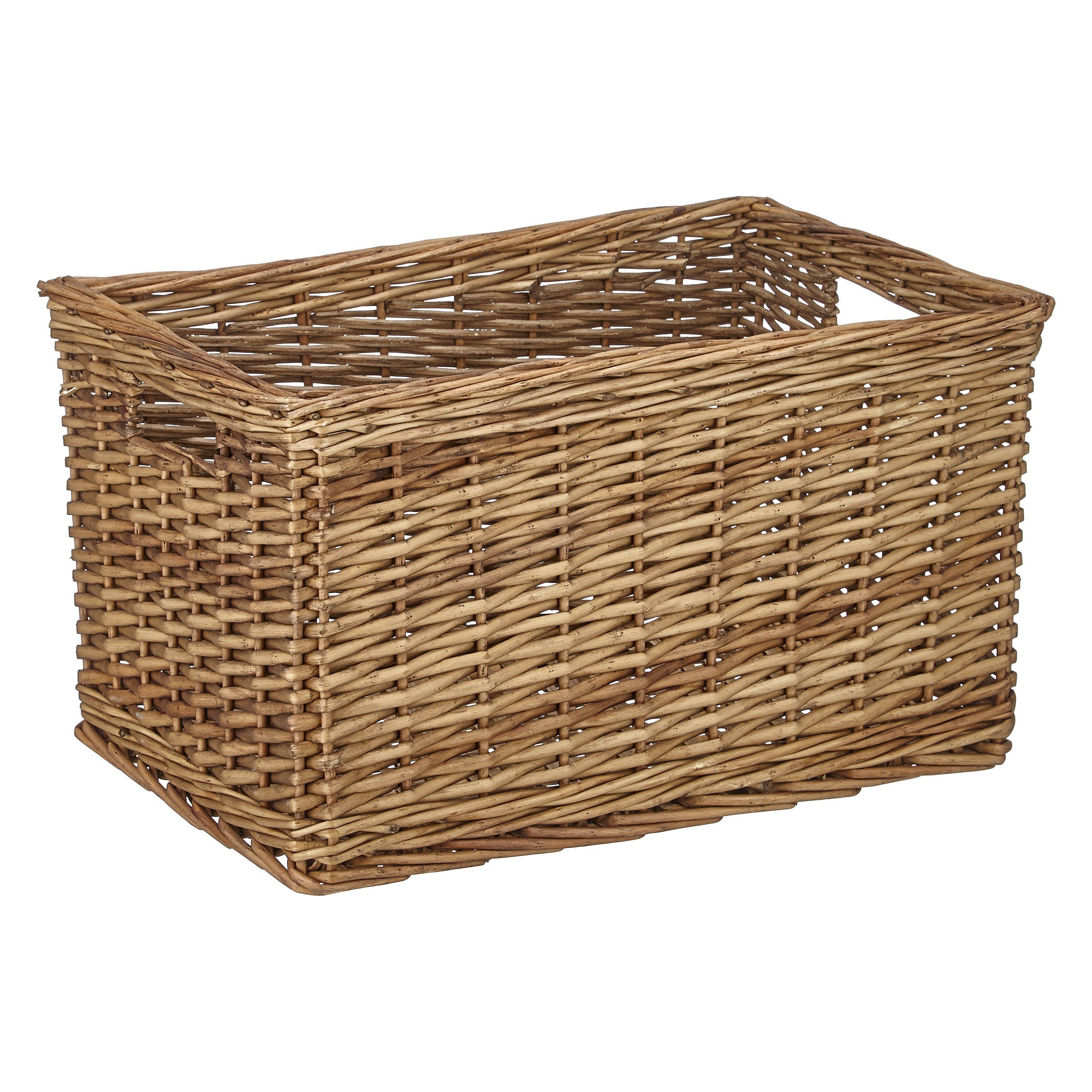 John Lewis Croft Collection Wicker Basket, Large
