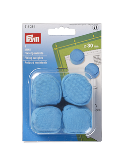 Prym Mini Fixing Weights, Pack of 4, Blue