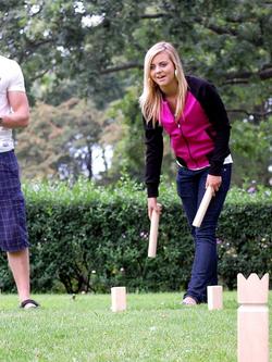 Bex Kubb Original Individual Game - view 2, Brown