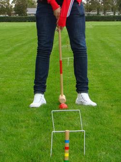 Bex 6 Mallet Croquet Set - view 2, Brown