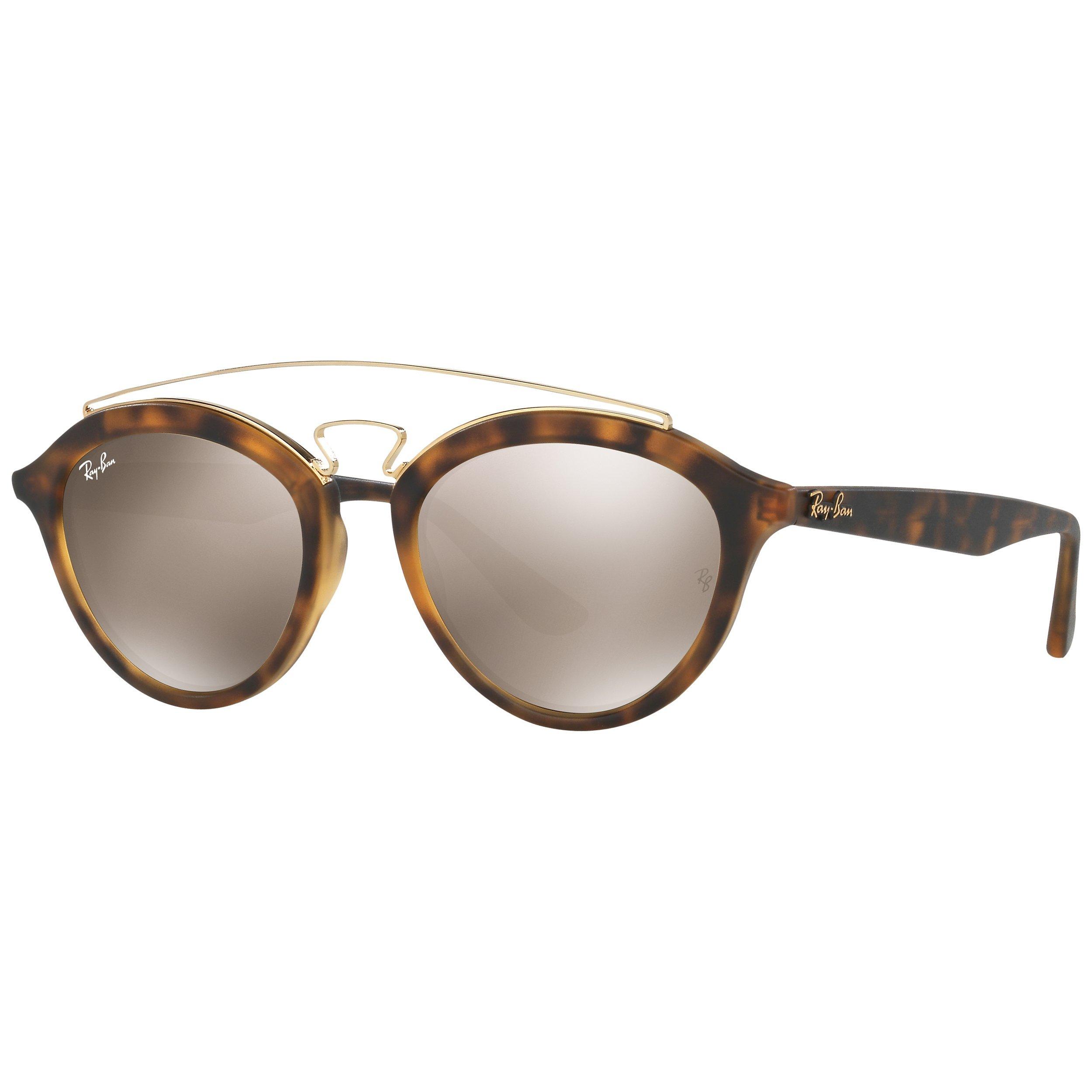 Ray-Ban RB4257 Oval Sunglasses, Tortoise/Silver