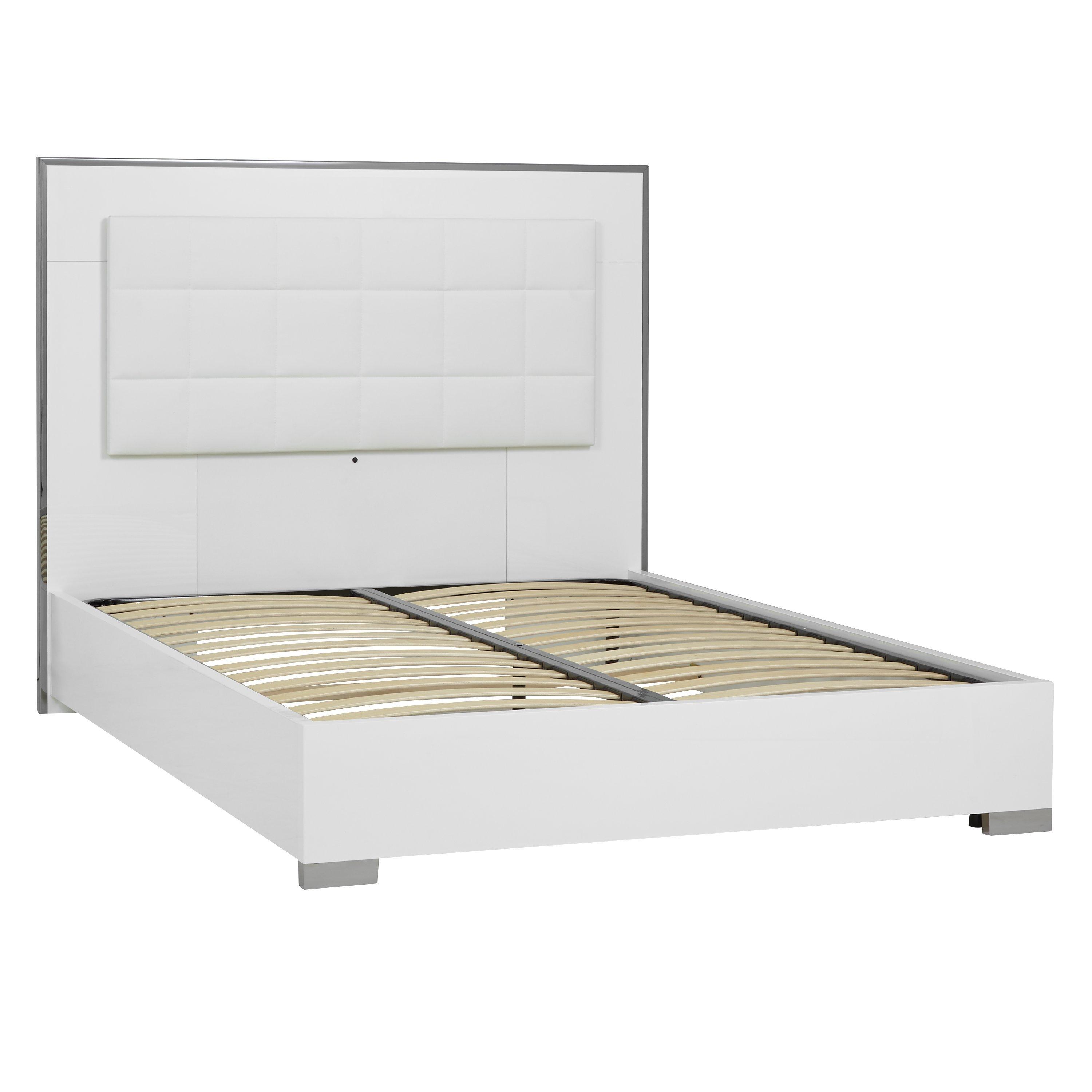 Alf Imperia Bed Frame with LED Lights, Super King Size