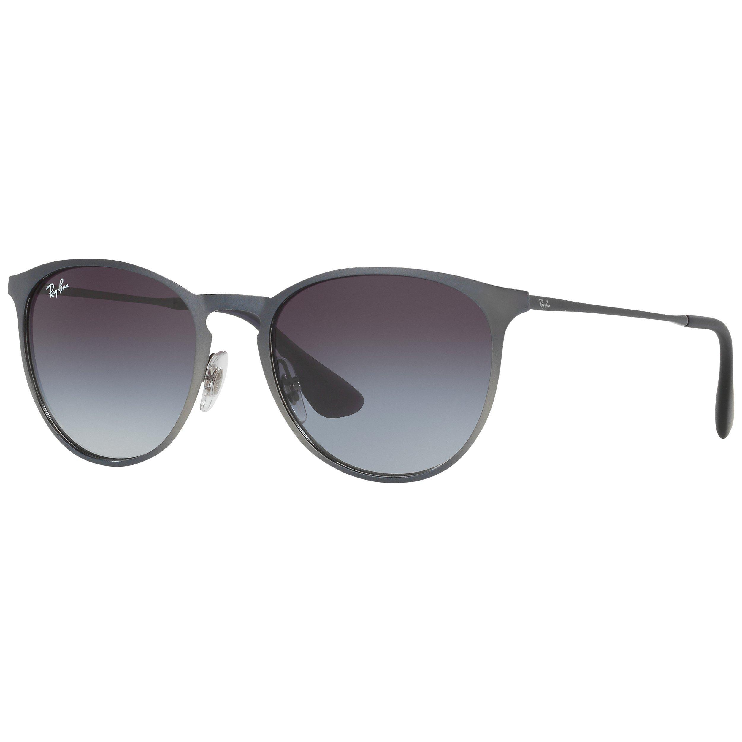 Ray-Ban RB3539 Erika Oval Sunglasses, Grey