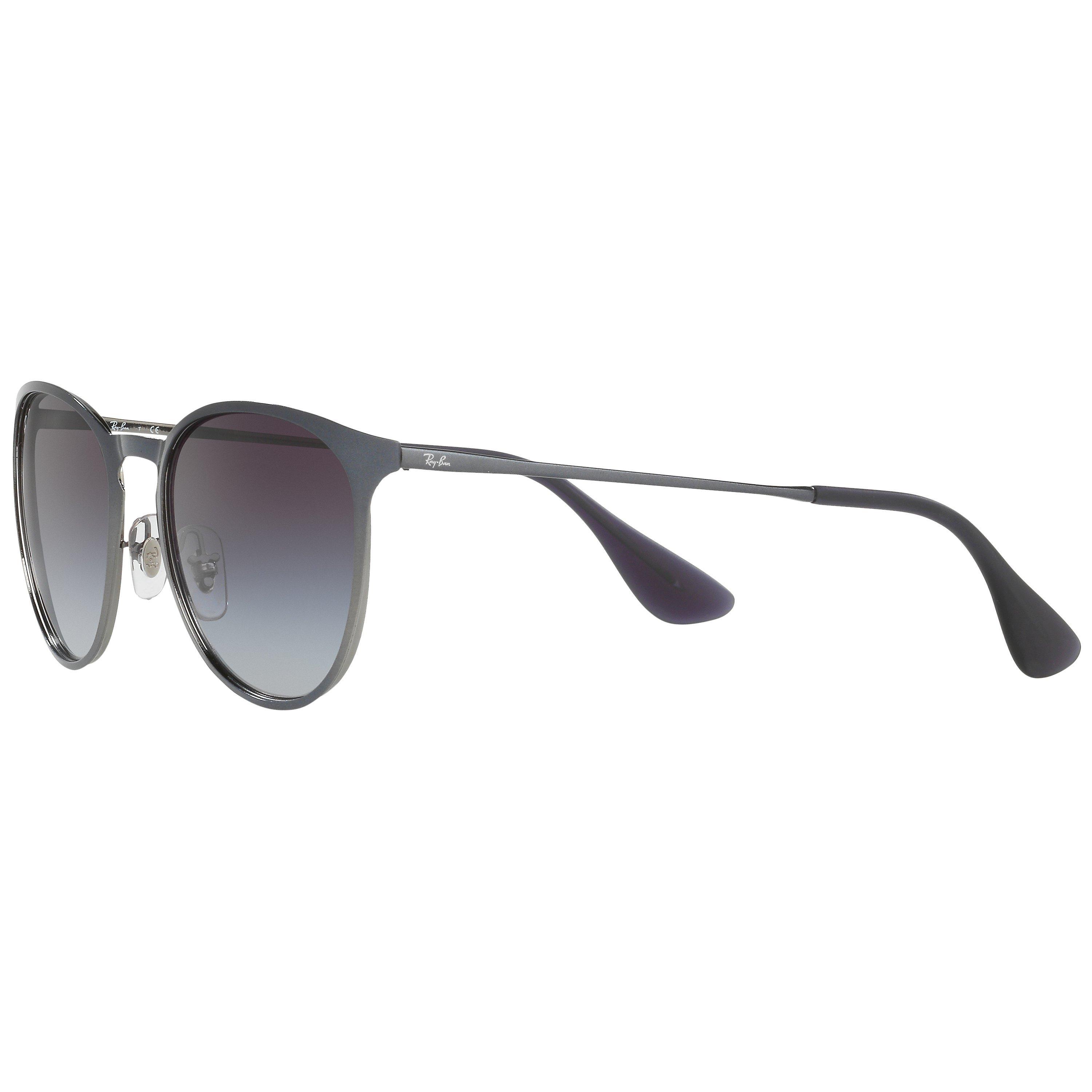 Ray-Ban RB3539 Erika Oval Sunglasses, Grey