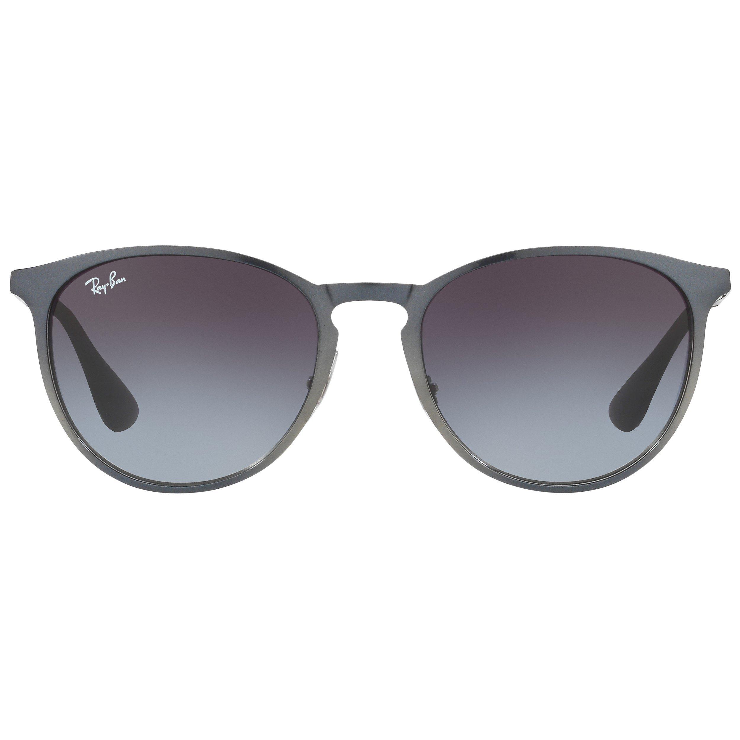 Ray-Ban RB3539 Erika Oval Sunglasses, Grey