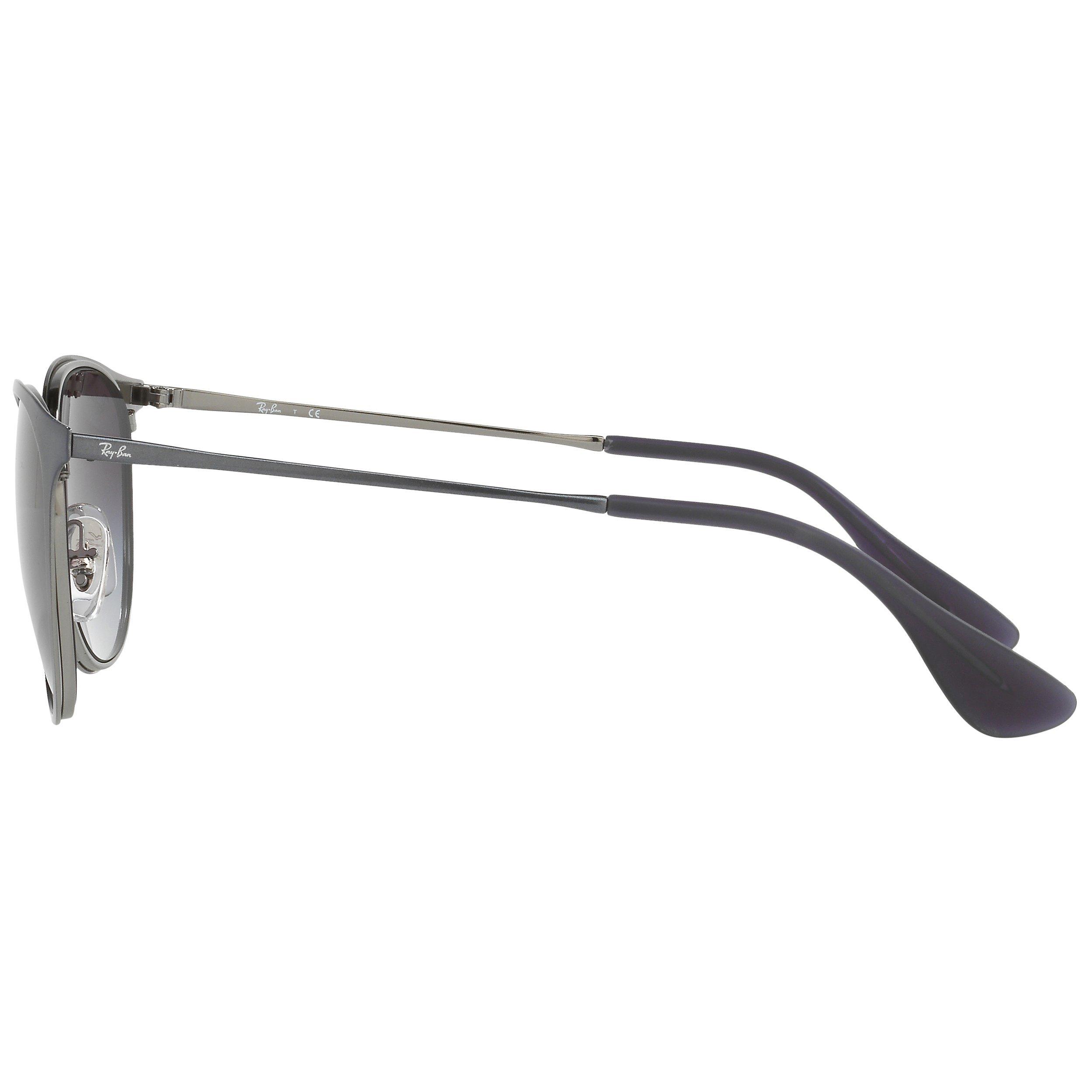 Ray-Ban RB3539 Erika Oval Sunglasses, Grey