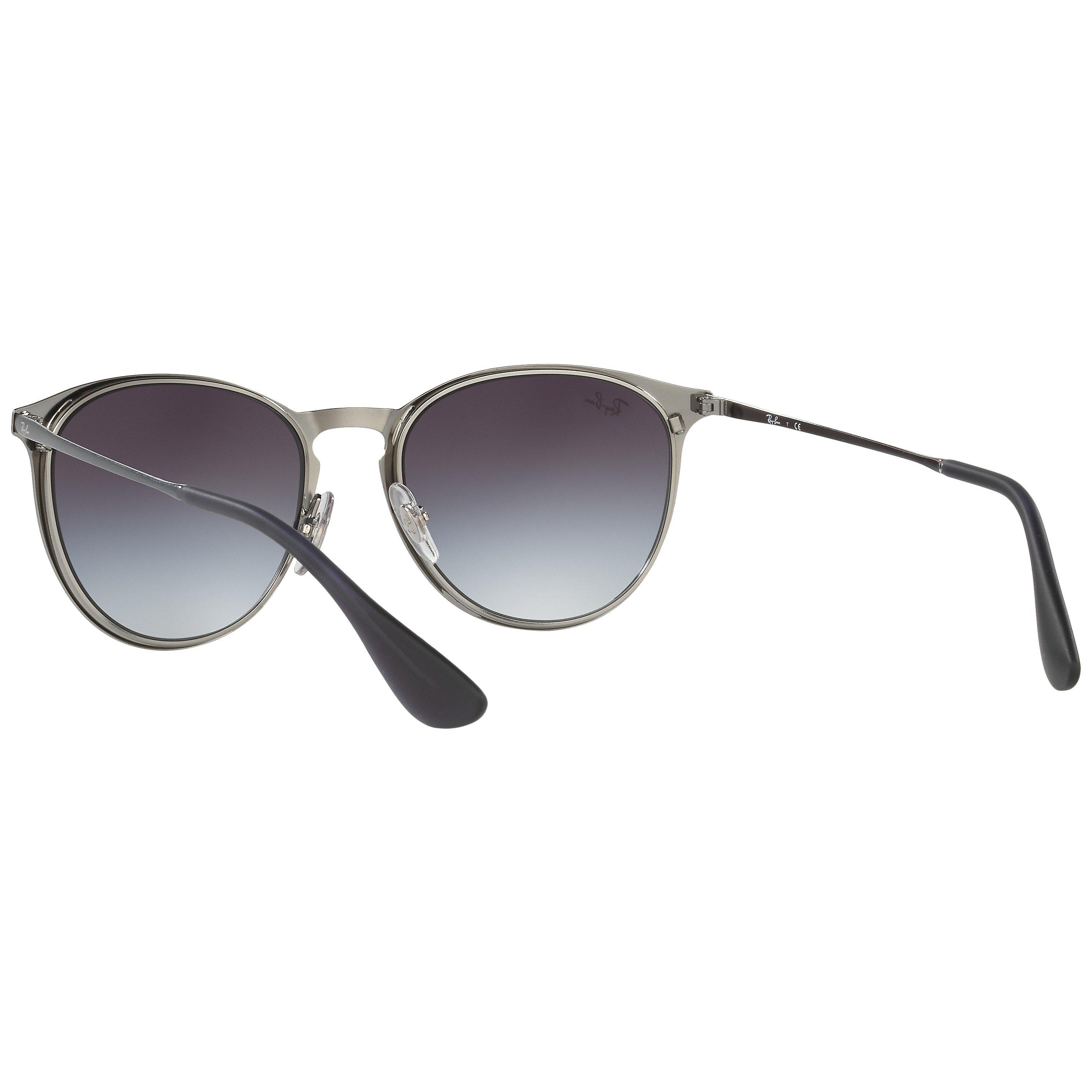 Ray-Ban RB3539 Erika Oval Sunglasses, Grey