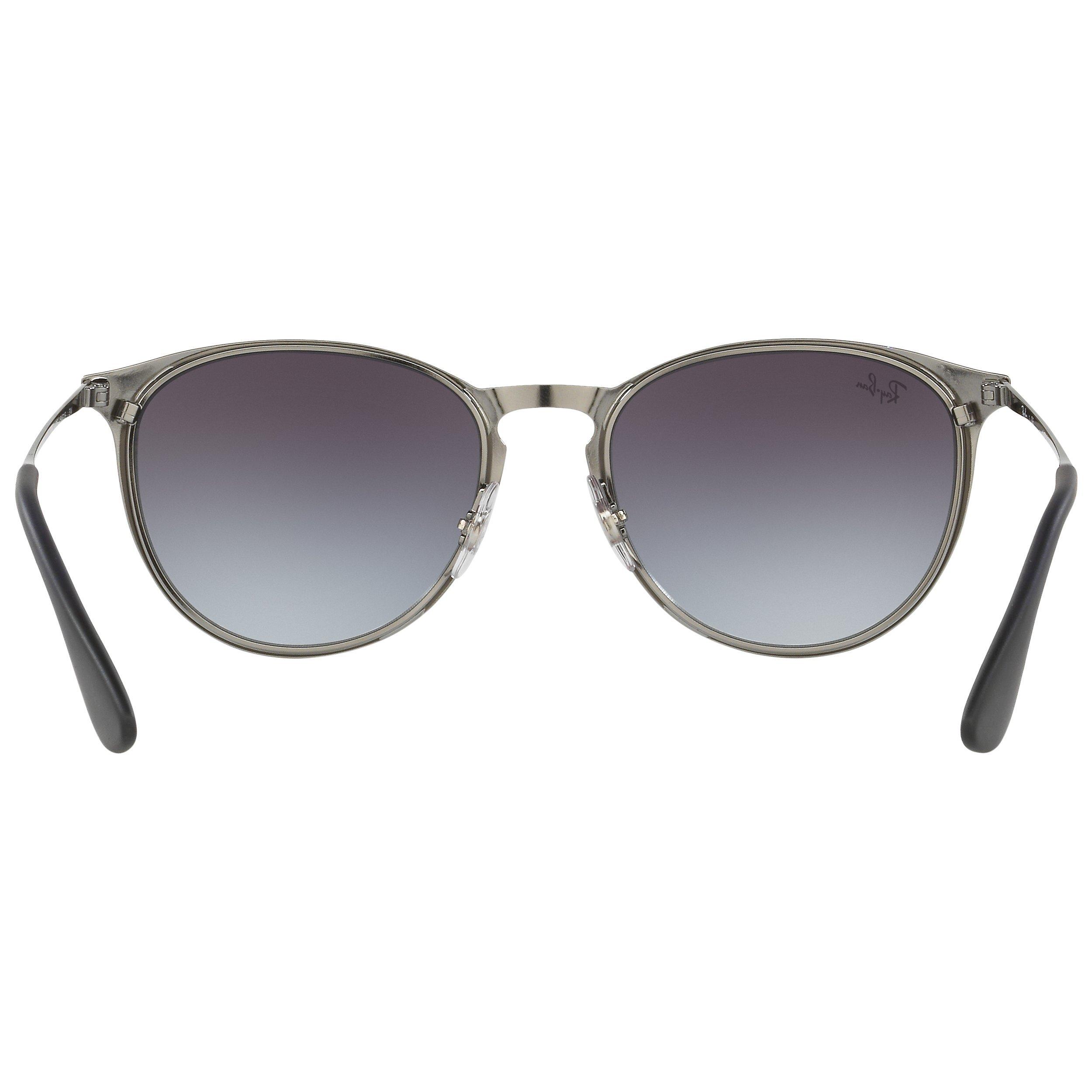 Ray-Ban RB3539 Erika Oval Sunglasses, Grey
