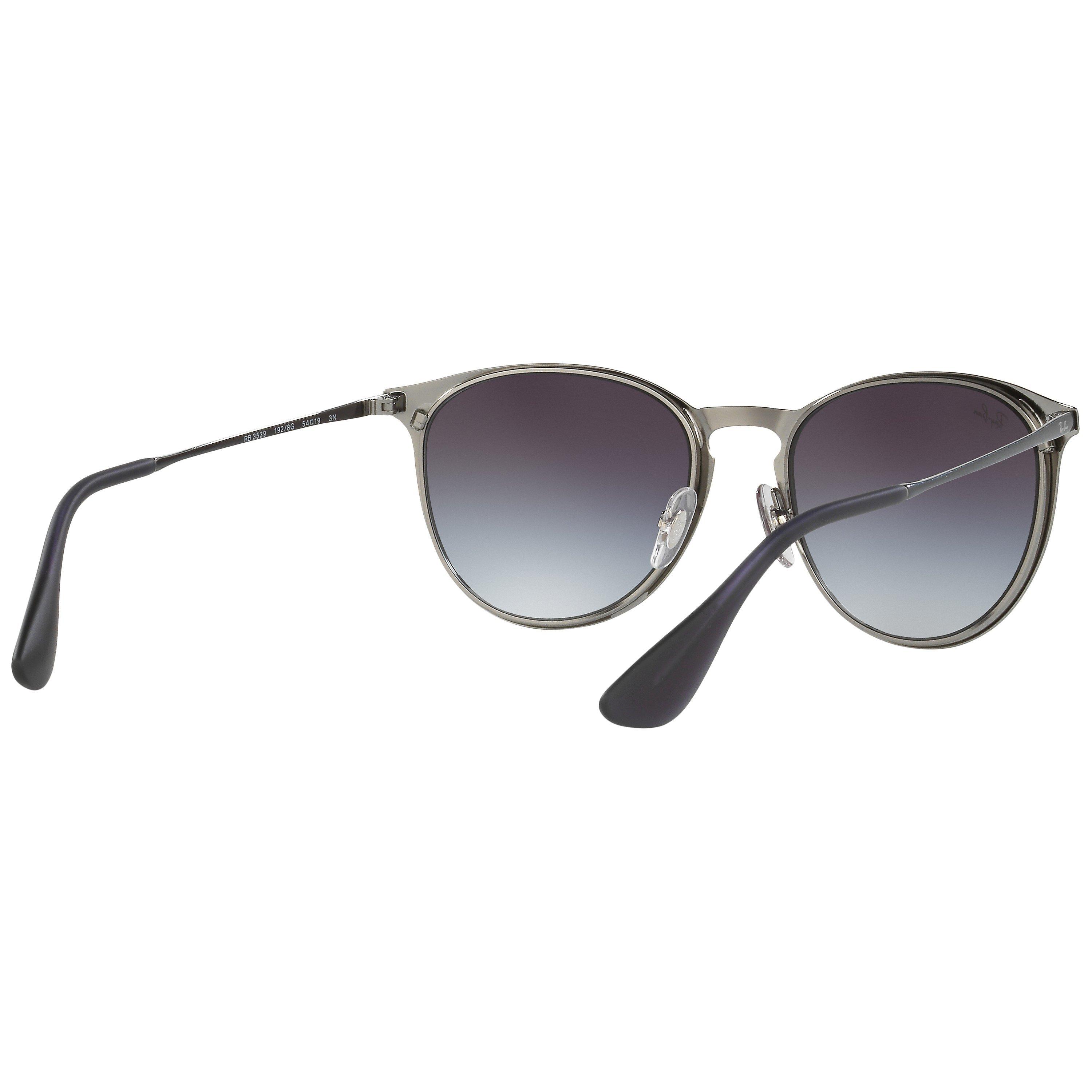 Ray-Ban RB3539 Erika Oval Sunglasses, Grey