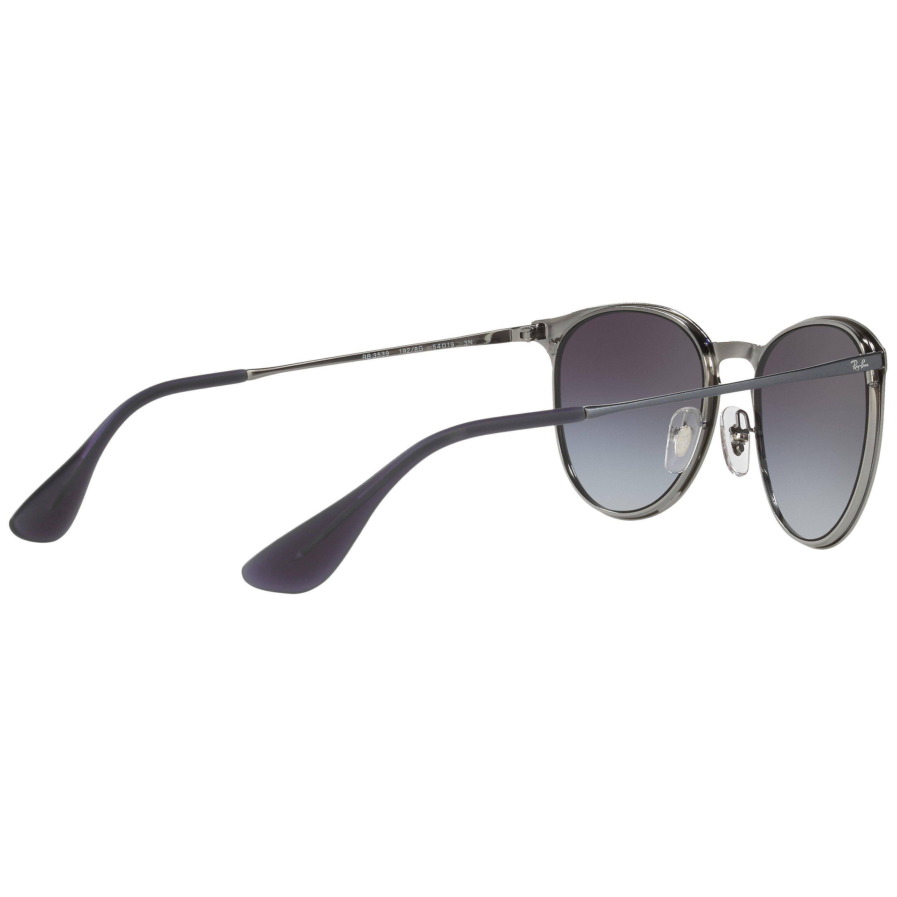 Ray-Ban RB3539 Erika Oval Sunglasses, Grey