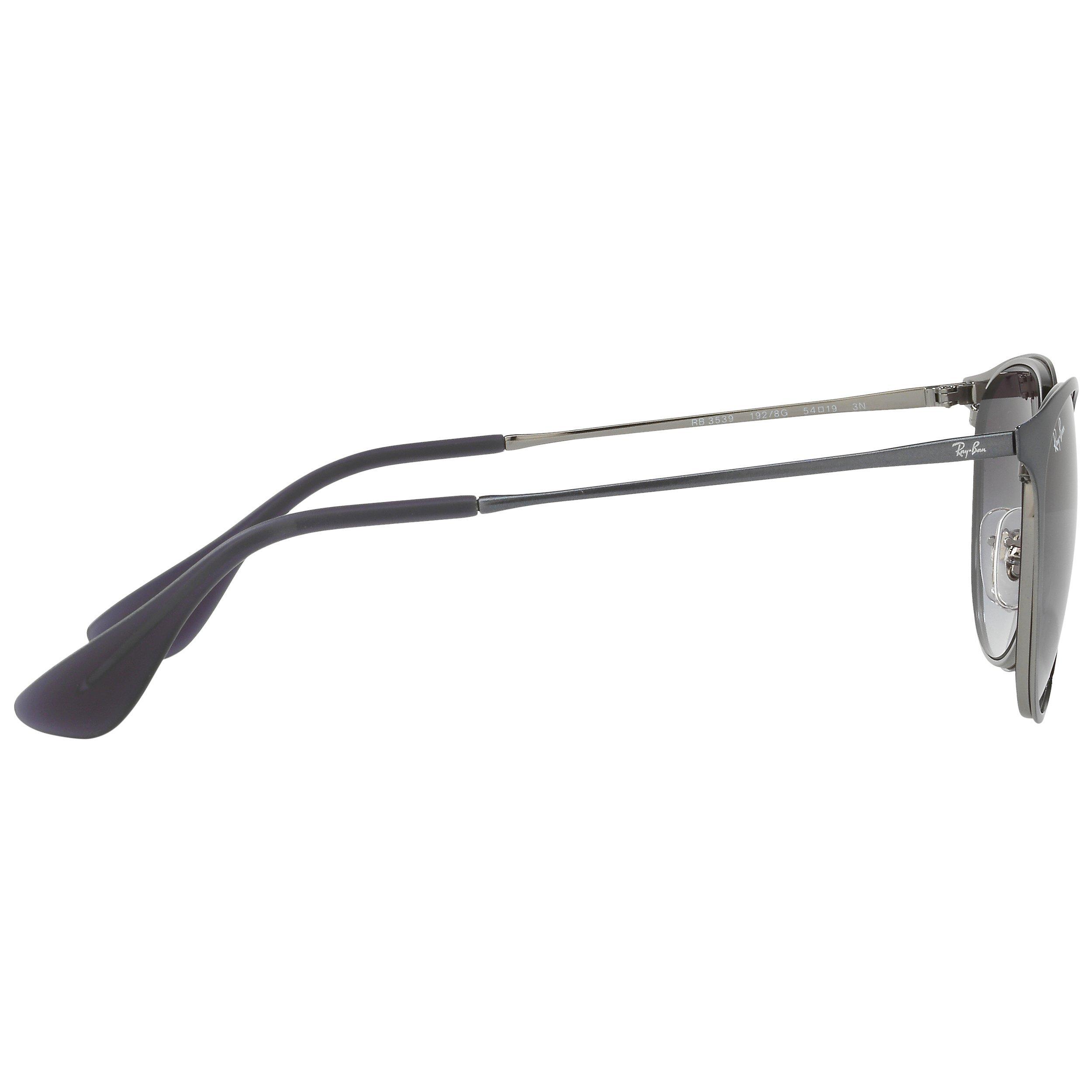 Ray-Ban RB3539 Erika Oval Sunglasses, Grey