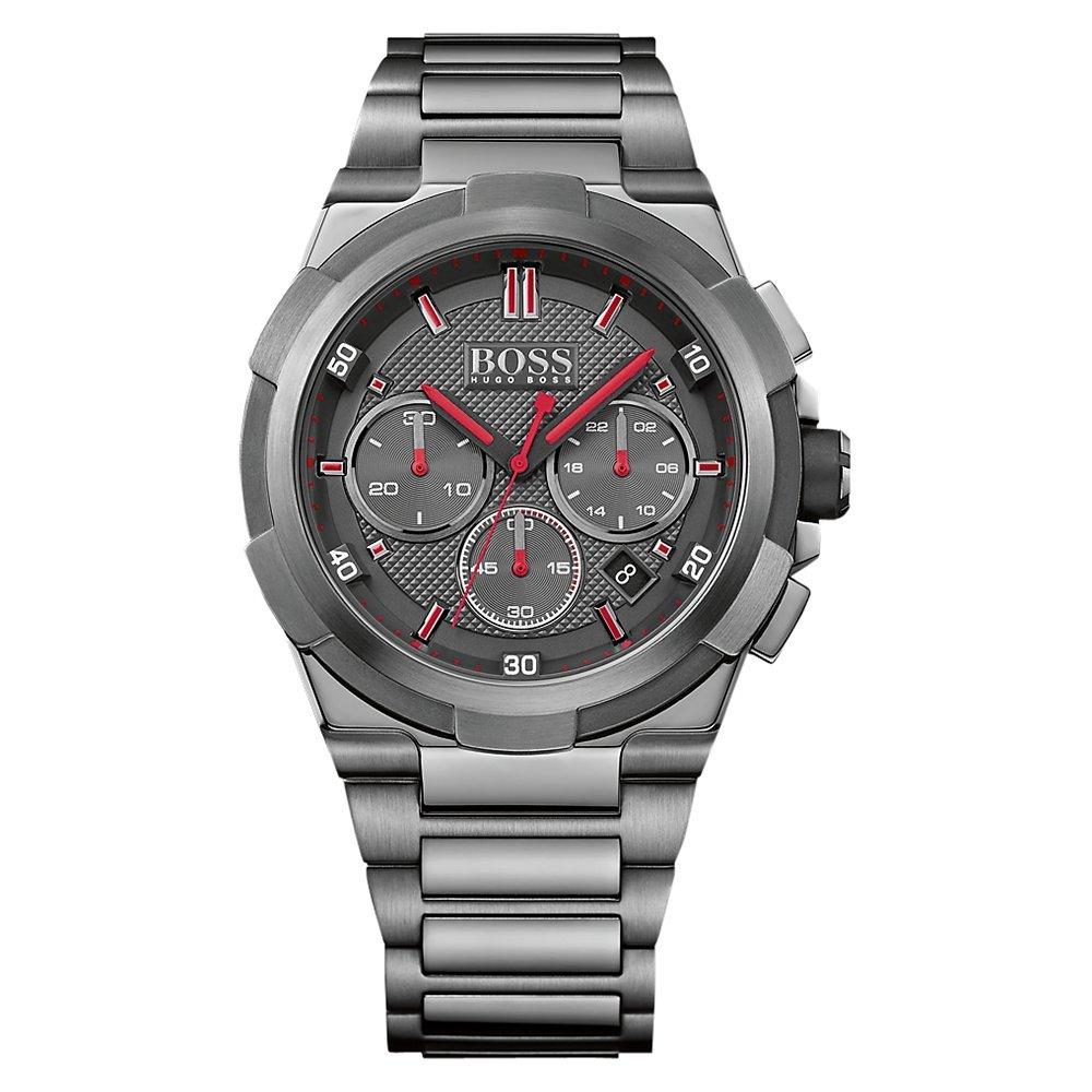 HUGO BOSS 1513361 Men's Supernova Chronograph Date Bracelet Strap Watch, Gunmetal