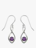 Nina B Twist Drop Earrings