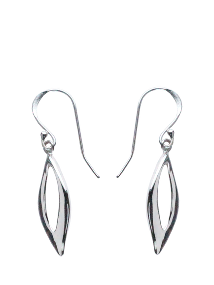 Nina B Hook Drop Earrings, Silver, Silver