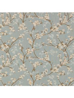 John Lewis Blossom Weave Furnishing Fabric, Duck Egg