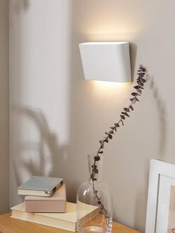 John Lewis Linton LED Wall Light - view 2, White