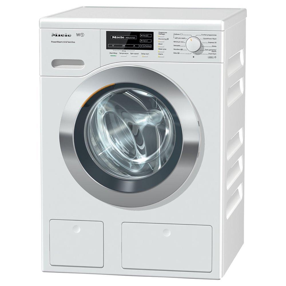 Miele WKH 121 WPS Freestanding Washing Machine, 8kg Load, A+++ Energy Rating, 1600rpm Spin, White