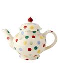 Emma Bridgewater Polka Dot Earthenware Teapot, 710ml, Multi