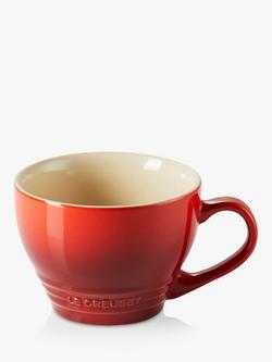 Le Creuset Stoneware Grand Mug, 400ml, Cerise
