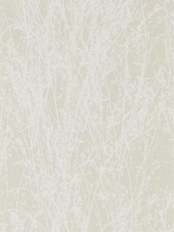 Sanderson Meadow Canvas Wallpaper, White / Parchment Dwow215695