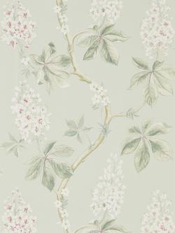 Sanderson Chestnut Tree Wallpaper, Seaspray / Peony Dwow215710