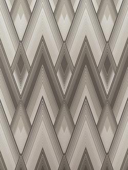 Osborne & Little Astoria Wallpaper, Graphite W6893-03