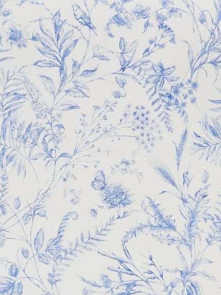 Ralph Lauren Fern Toile Wallpaper, Bluebell Prl710/02