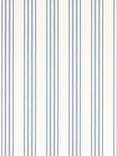 Ralph Lauren Palatine Stripe Wallpaper, Porcelain Blue, PRL050/05