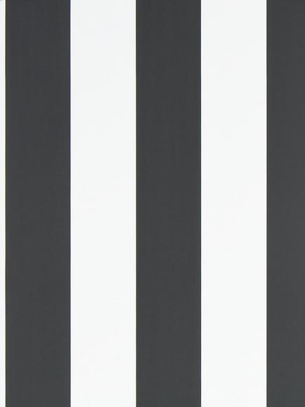 Ralph Lauren Spalding Stripe Wallpaper, Black / White Prl26/09