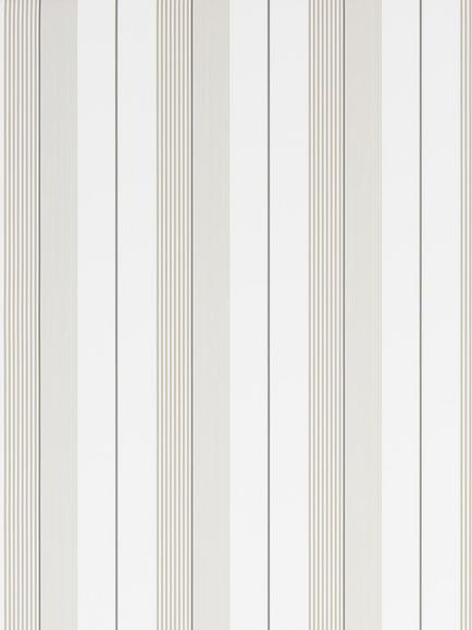 Ralph Lauren Aiden Stripe Wallpaper, Natural/White Prl020/11