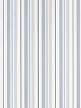 Ralph Lauren Gable Stripe Wallpaper, French Blue, PRL057/01