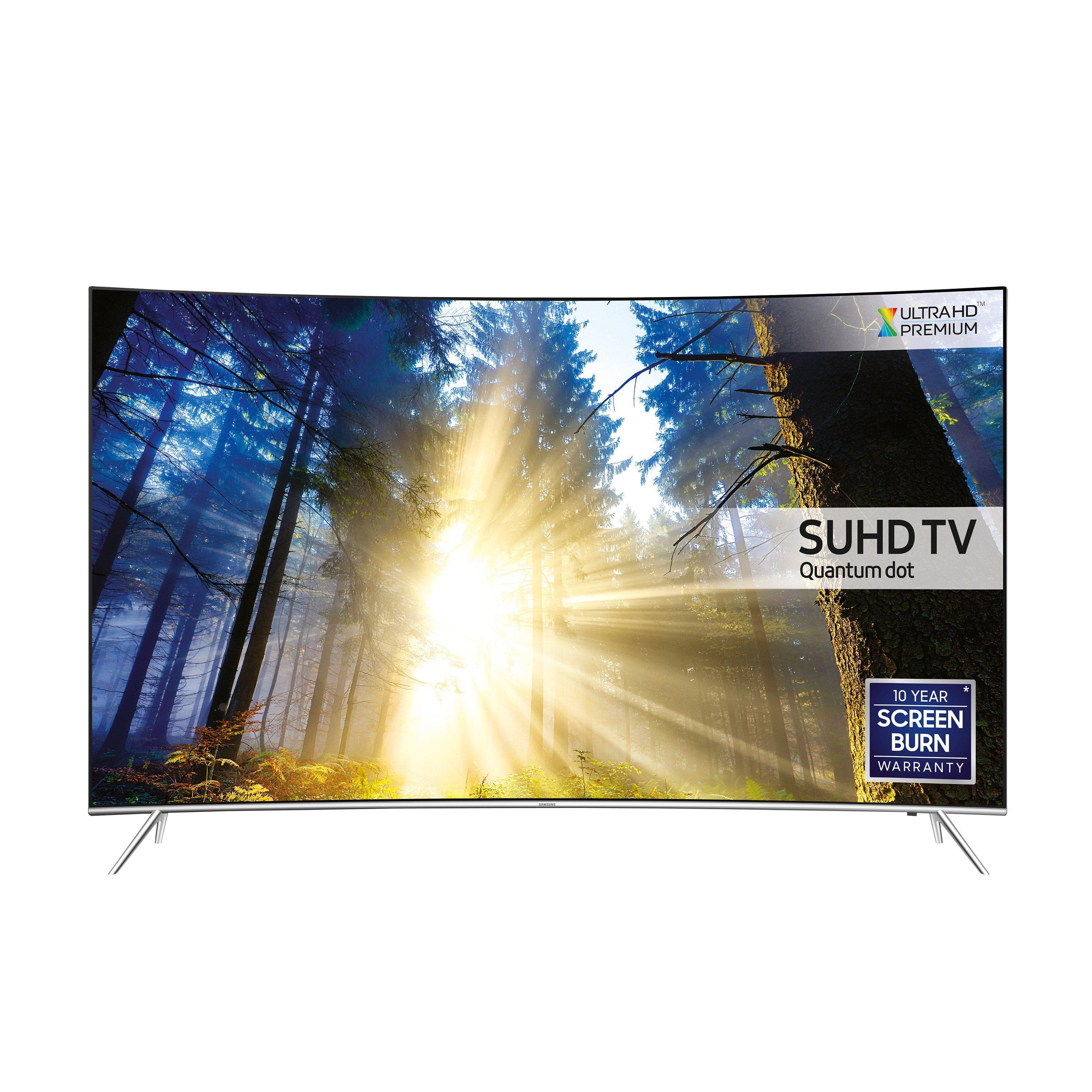 Samsung UE49KS7500 Curved SUHD HDR 1,000 4K Ultra HD Quantum Dot Smart TV, 49” with Freeview HD/Freesat HD & Branch Feet Design, UHD Premium