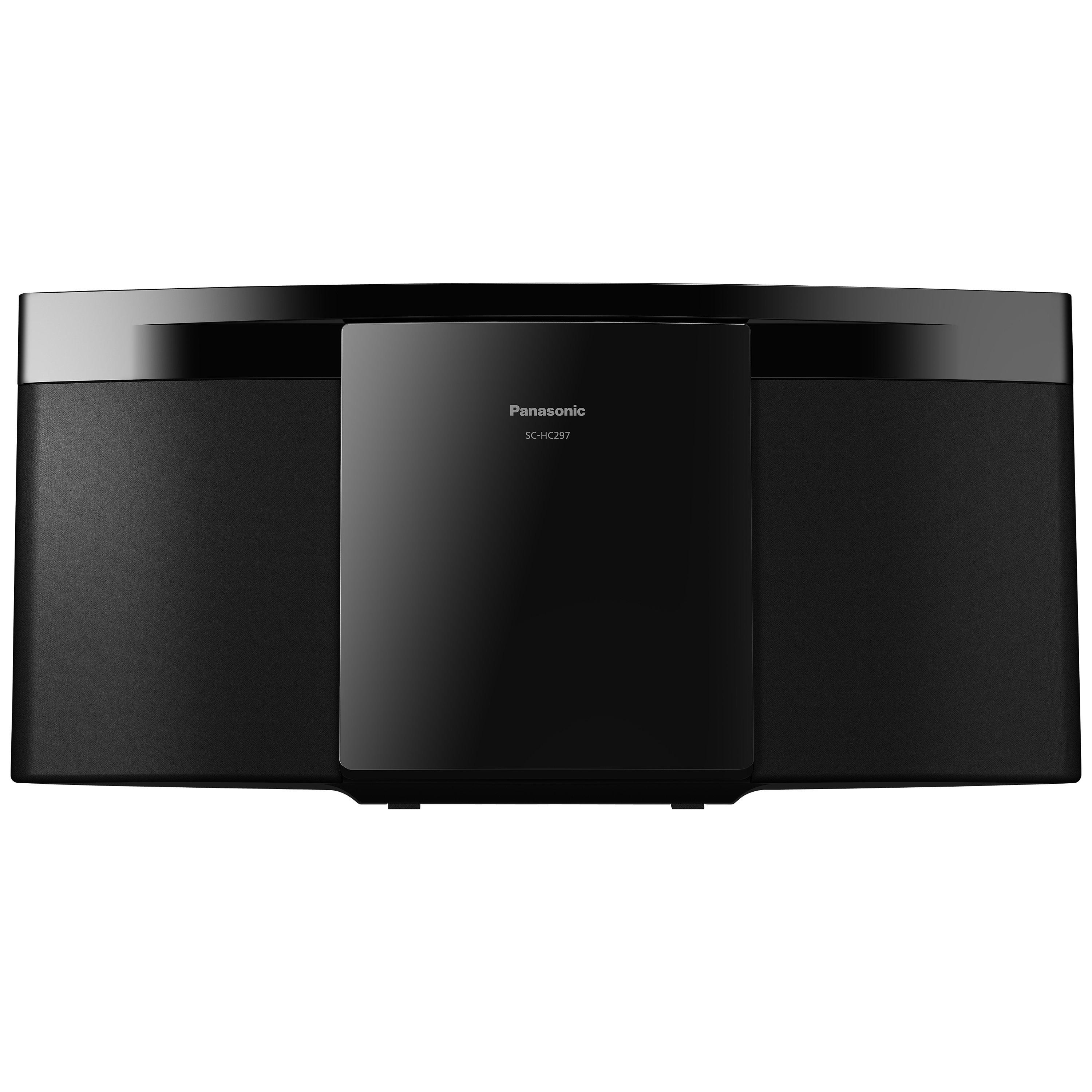 Panasonic SC-HC297EB-K DAB+/FM Bluetooth Compact All-In-One Hi-Fi System with USB Playback and Wireless Audio Stream