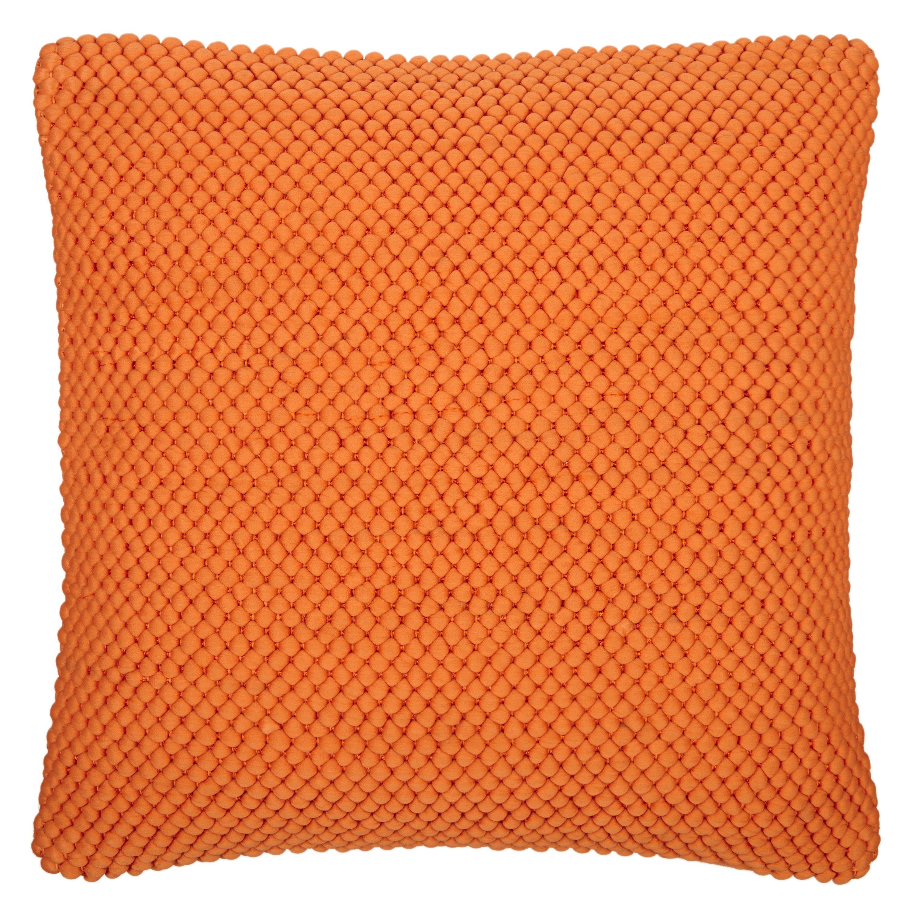 John Lewis & Partners Pebble Cushion, Clementine