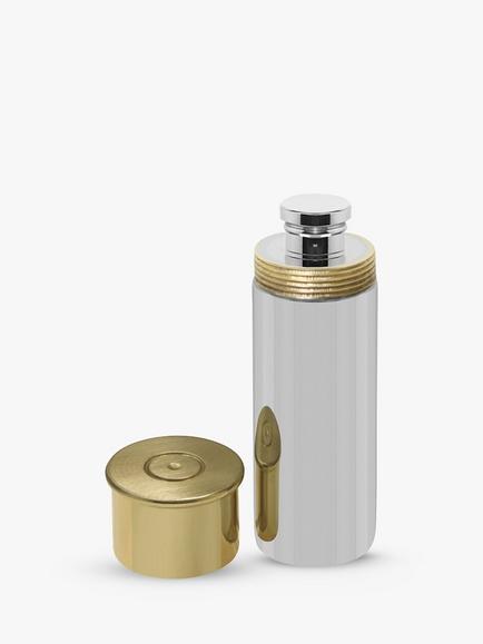 English Pewter Company 4oz Shotgun Cartridge Flask, 114ml, Pewter