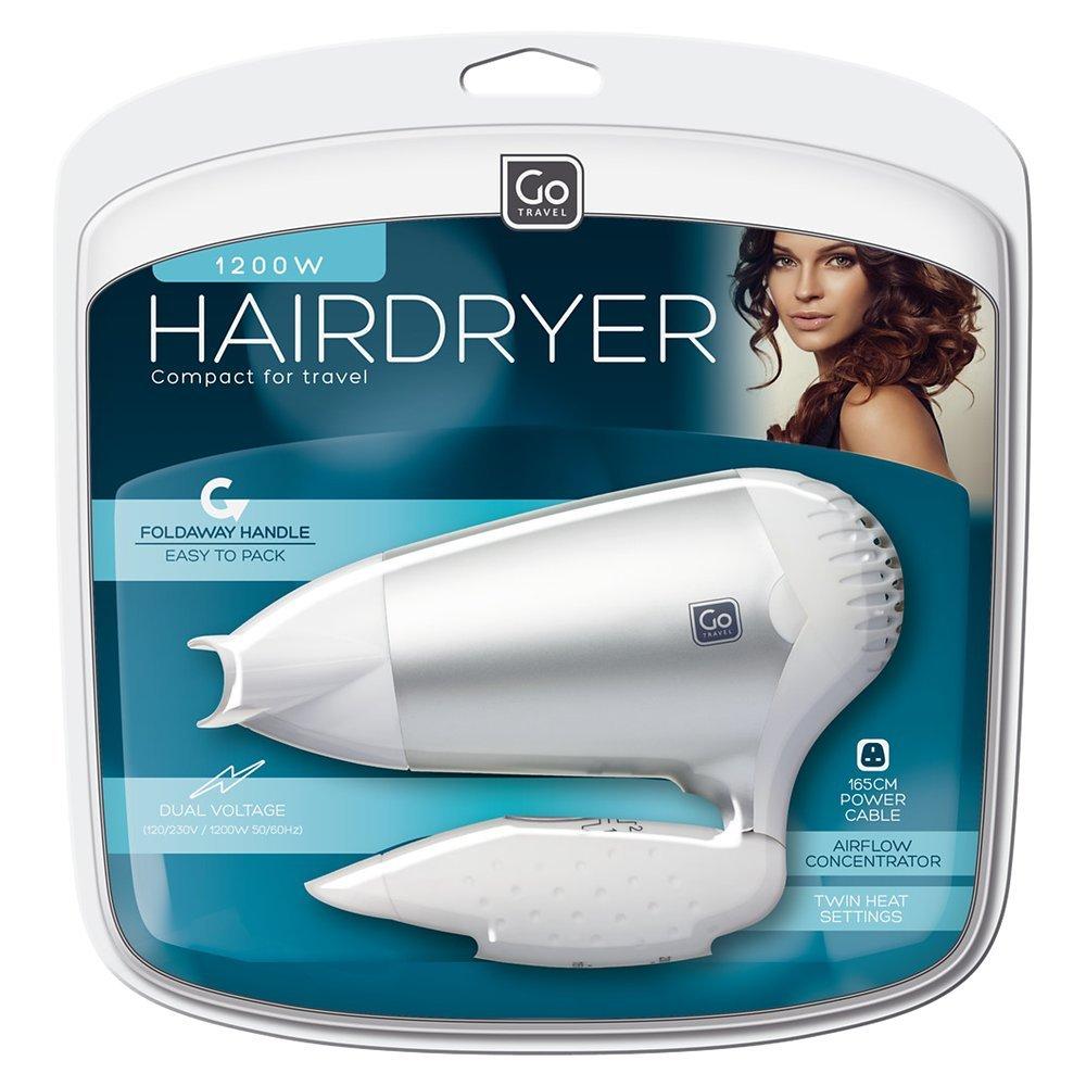 Go Travel Compact 1200W Hairdryer