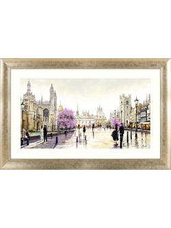 John Lewis Richard Macneil 'Cambridge Spires' Framed Print, 112 x 72cm, Multi, Multi