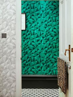 Cole & Son Quartz Wallpaper - view 2, Emerald 107/8039