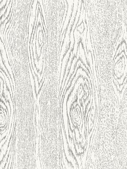 Cole & Son Wood Grain Wallpaper, Black / White 107/10045