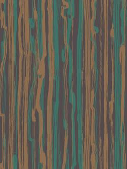 Cole & Son Strand Wallpaper, Teal / Gold 107/7036