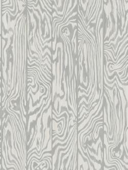 Cole & Son Zebrawood Wallpaper, Grey 107/1004