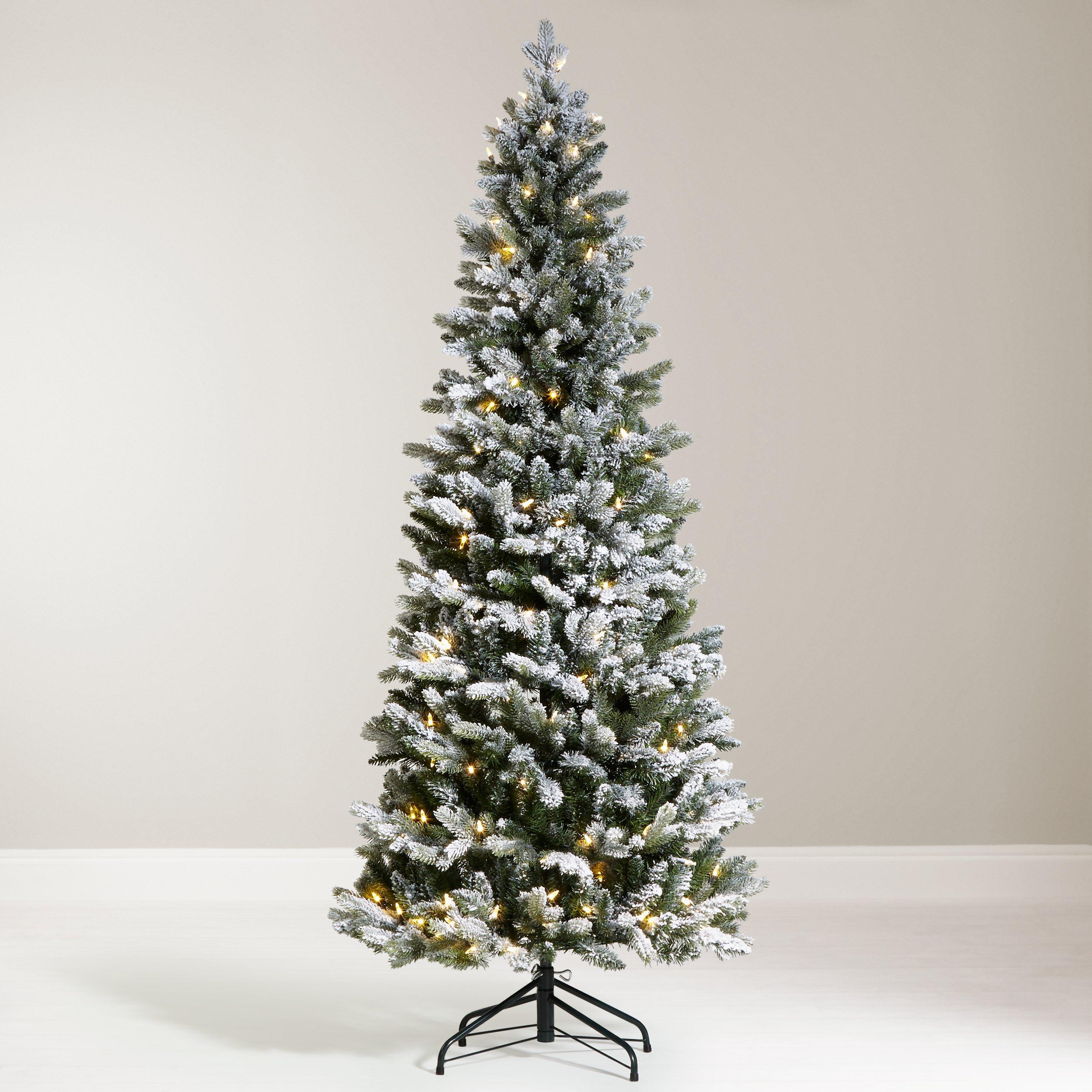 John Lewis 6ft Pre-Lit Pop-Up Space-Saver Snowy Christmas Tree
