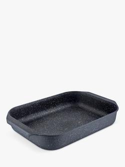 Eaziglide Neverstick2 Aluminium Non-Stick Roaster, Black, Black