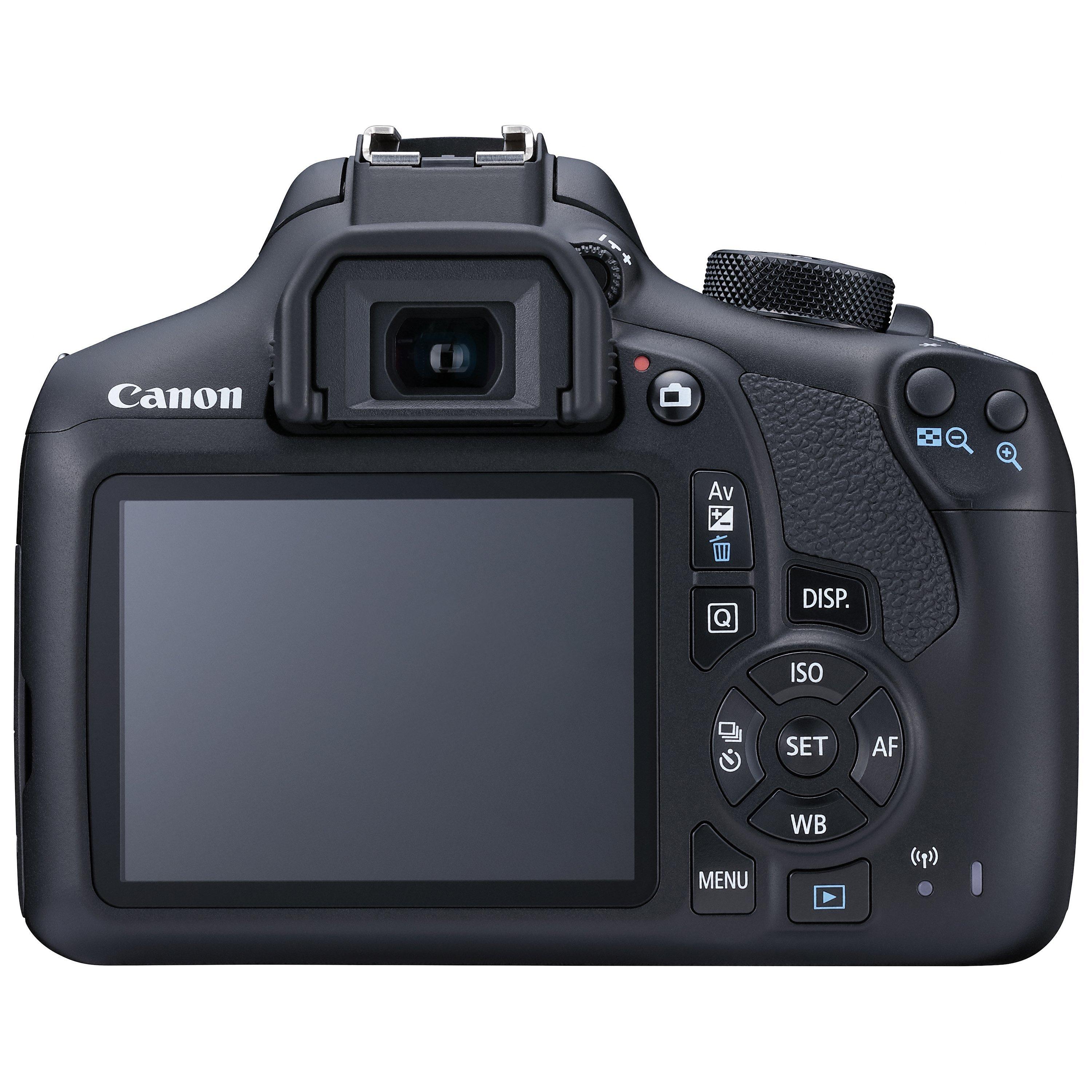 Canon EOS 1300D Digital SLR Camera With 18 55mm IS II Lens HD 1080p 18MP Wi Fi NFC 3 LCD Screen