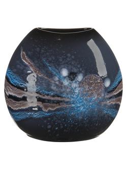 Poole Pottery Celestial Purse Vase, H20cm, Grey/Blue, Grey / Blue