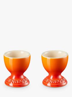 Le Creuset Stoneware Egg Cups, Set of 2, Volcanic
